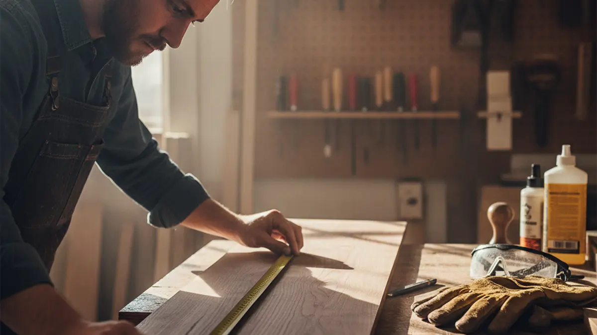 Ein Handwerker in seiner Werkstatt bei der Arbeit. Eine Betriebshaftpflicht schützt Selbstständige vor den finanziellen Folgen von Schäden.